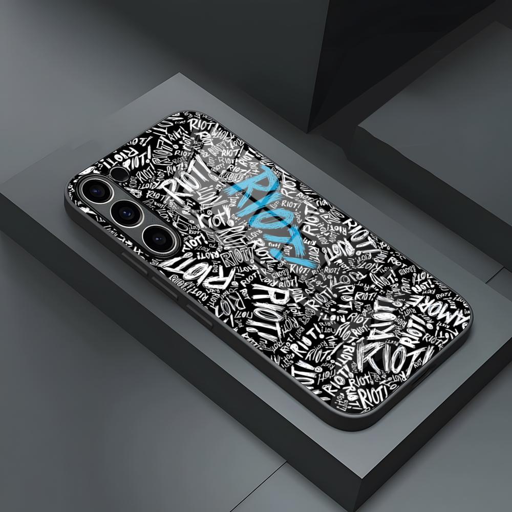 Phone Case For S25 Ultra Samsung S26 S23 S24 Plus S22 S20 S21 Fe A54 A34 A53 A16 Glass Cover COOL Paramore
