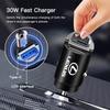 JEQS5 Car Charger USB Type-C Fast Charging Power Adapter For Lexus F SPORT ES RX NX LS UX LM LX GX LC RZ IS CT GS RC HS SC TX LBX IS30