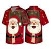 Men's Christmas Themed Holiday Caregiver Uniform for Work In Hospitals and Clinics