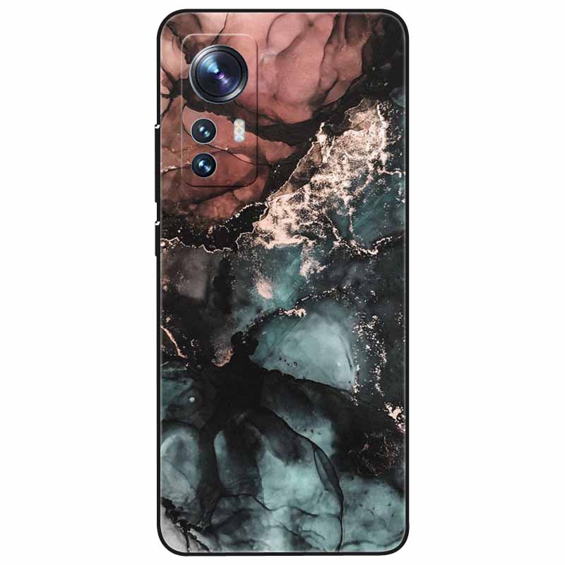 For Xiaomi Redmi Note 12s Case 12 S Soft Black Silicone Cool Marble TPU Funda Para for Redmi Note 12S 2023 Shockproof Note12s