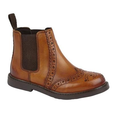 Boys Leather Ankle Boots