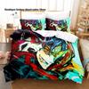 3D Printed Gurren Lagann Anime Bedding Set Duvet Cover Pillowcase For Fans Bedroom Decor Twin Full Queen King Size Bed Linen