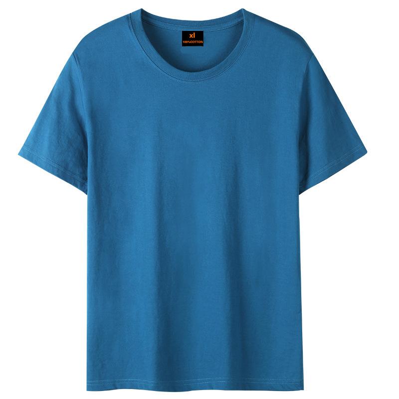 

Футболка с короткими рукавами и круглым вырезом из чистого хлопка, командная форма, рубашка с культурным принтом из хлопка 200 г, рекламная рубашка с напечатанным логотипом 5Xl