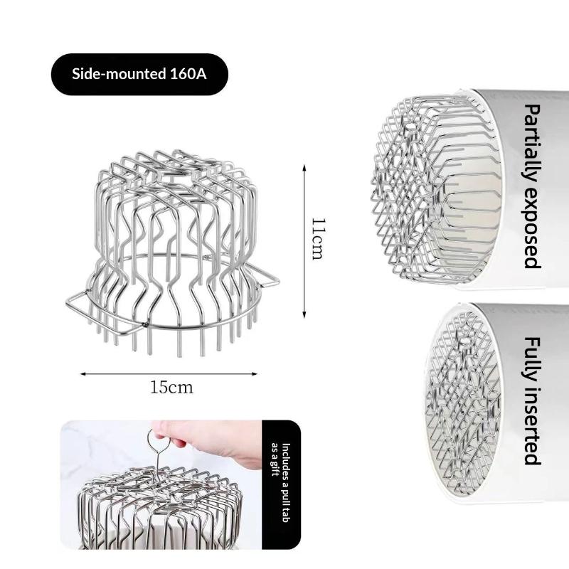 Stainless Steel Gutters Filter Mesh Outdoor Roof Floor Drain Anti-Blocking Balcony Drainage Grille Net Strainer Gutter Cover