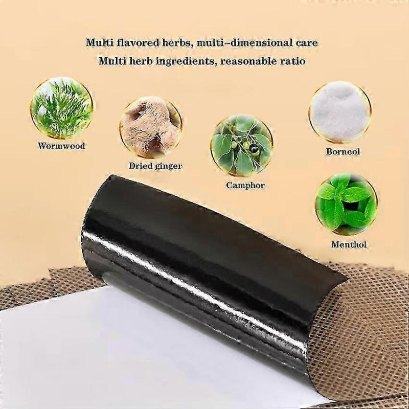1-5x 20Pcs/Bag Natural Moxa Moxibustion Heat Pain Relief Patches Plaster Adhesive