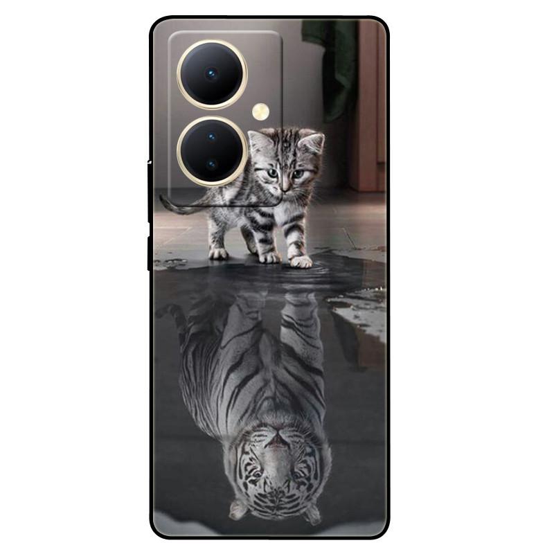 For Vivo V29 Lite 5G Case Global TPU Silicone Wolf Lions Phone Shell For VIVO V29 LITE 6.78 Funda On V29Lite Cat Animals Covers