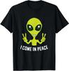 Kids Gift Idea Cute UFO Alien T-Shirt Men Short-sleev Fashion Casual Custom Printed Streetwear Male Tops Graphic Tshirts