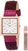 Henry London Harris Tweed Collaboration White Stainless Mineral Quartz Interchangeable Made In Watch, 26mm, Dial, Steel, Glass, Movement, Strap, Red,