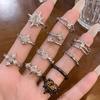 Star Moonstone Irregular Opening Ring Cold Wind Advanced Sense Personality Niche Design Sense Ring Female