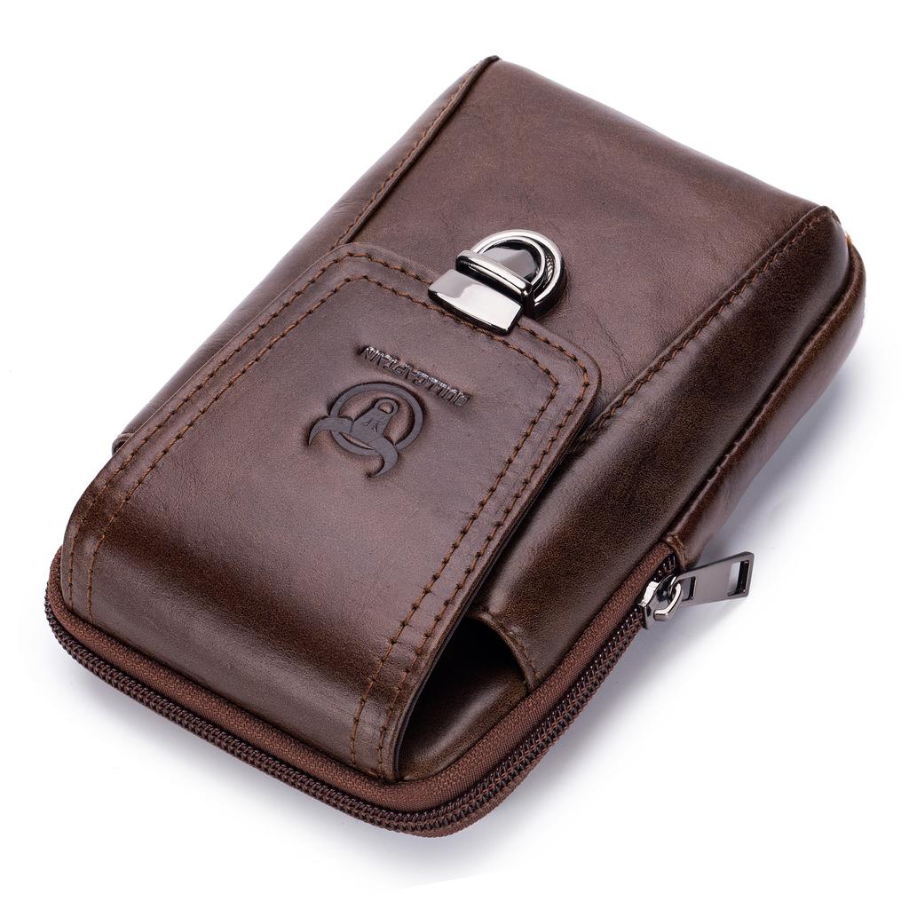 Bărbați Piele Curea Curea Geantă Telefon Geanta Călătorie Crossbody Geanta Umăr Pachet Poșetă Portofel