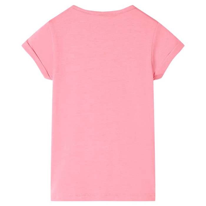 T-shirt pour enfants rose vif 92/104/116/128/140