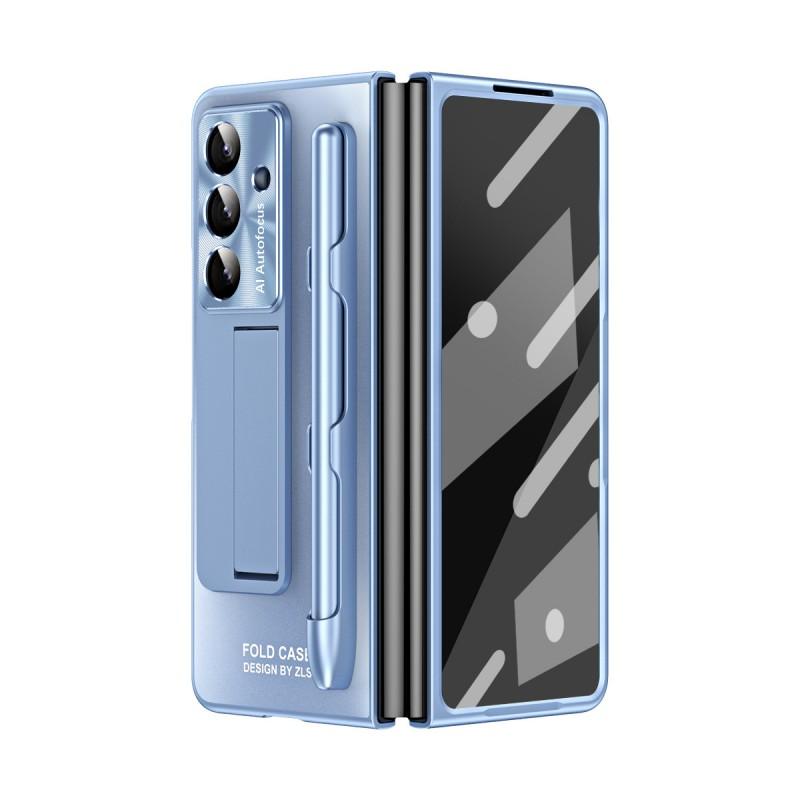 Case Galaxy Z Fold7 Fold5 Screen Protector Stand Shockproof Anti-fingerprint PC Electroplated Foldable Slim