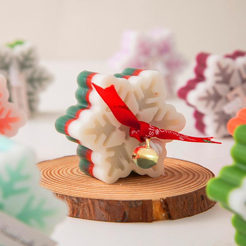 Christmas Souvenirs Snowflakes Aromatherapy Candles Winter Creative Home Decorations Holiday Gifts