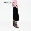 MO&Co. Women's Corduroy Cropped Wide-Leg Trousers