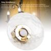 Modern Wall Sconce with Glass Lampshade Indoor Wall Lamp for Bedroom Living Room Hallway Hardwired 3000K Warm Light