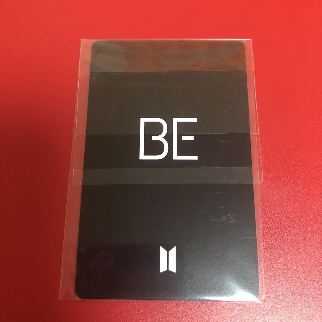 [USED] BTS Album BE FC Bonus Official Trading Card Jungkook Lucky Drop