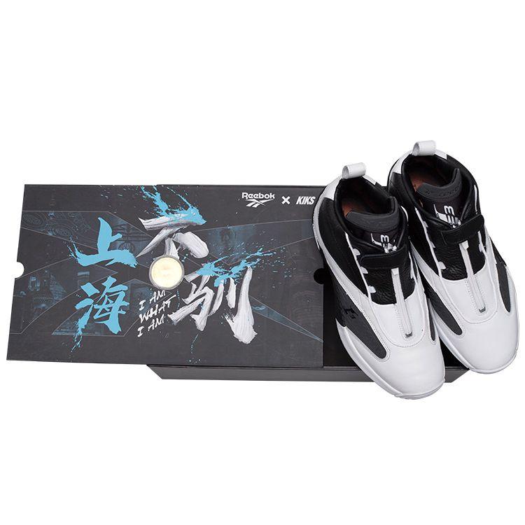 Reebok Answer Iverson 4 Unrestrained OG Men Basketball Shoes Black White K-FY9691