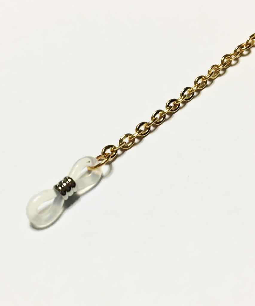 Segseuto [Surgical Steel][Eyeglass Chain] W-Type 003 E.L Gold
