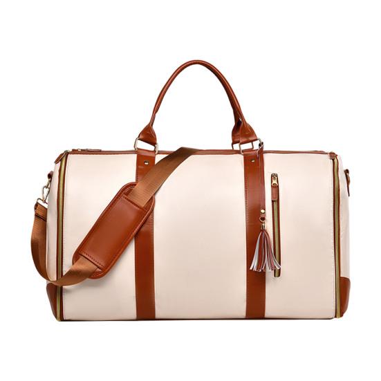 Convertible Garment Duffle Bag Travel Carry-On Tote Suit Bag 2-in-1 Hanging Garment Bag Weekender Overnight Bag for Business Trip Vacation