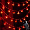 Lucky Character Led String Lights Home Decoration Small Red Lanterns For Holiday