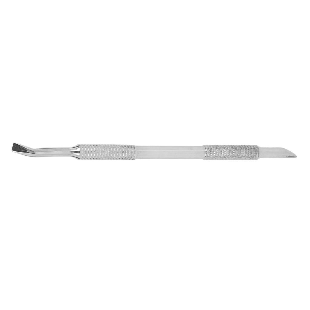 Double Ended Cuticle Pusher Trimmer Stainless Steel Cuticle Remover Cutter Manicure Tool for Fingernail Toenail