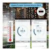 Tuya WiFi Temperature Sensor with External 9.8ft Probe Cable, Smart Life Digital Thermometer Detector for Freezer Water Tank Pool Home Greenhouse,