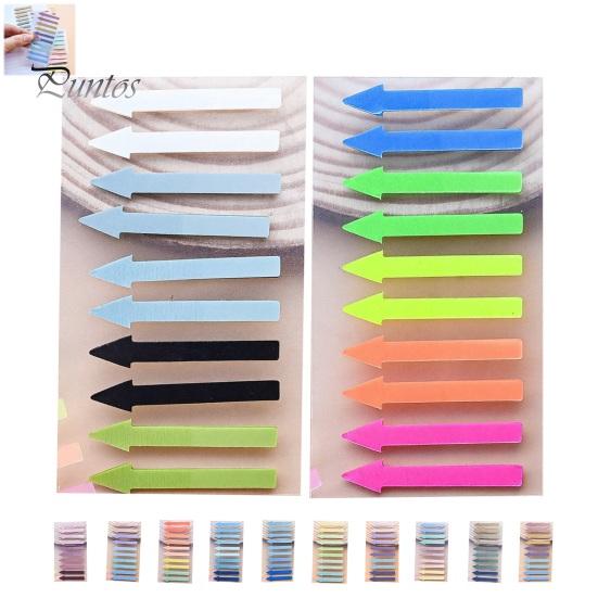 File Marking Tags Arrow Index Tab Stickers, Translucent PET Page Markers, Journaling Supplies Colorful Sticky Flags for Organizing Book And Self Stick