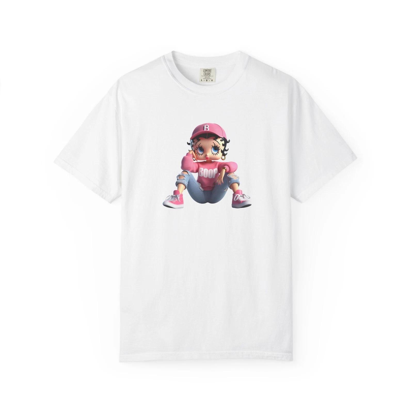 

Betty Boop Graphic Tee, Funky Unisex Fashion Shirt, Casual Retro Style Top S