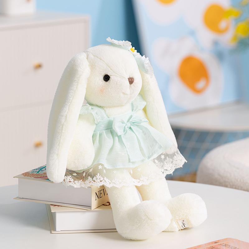 

40/50CM Cute Rabbit Wear Princess Skirt Plush Toy Soft Comfortable Doll Pillow Suitable ideal for Room Decor Girl Birthday Gift Idea 40cm
