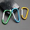 No. 4 D-Type Aluminum Alloy Carabiner with Quick Release for Water Bottles and Outdoor Gear.
