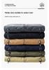 Autumn 2025 Men's Double-Sided Nylon Stand Collar Jacket - Loose Fit with Plush Lining for Middle-aged and Elderly
