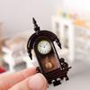 1/12th Scale Doll House Wall Clock Classic Simulation Wall Clock Model Micro Scene Retro Dollhouse Miniatures Living Room Decor