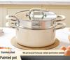 Hanyou 304 Stainless Steel Ceramic Coated Soup Pot