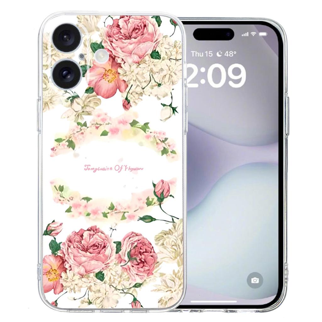 For iPhone 16 Plus Case Pattern Print TPU Protective Phone Cover