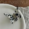 New Acetate Resin Hair Claw Sweet Butterfly Hairpin Clip Gradient Tie-Dye Colored Hair Accessories Barrettes Women Girls