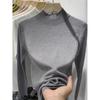 Autumn and Winter Half High Neck Base Sweater Women's Sweater Slim Fit Long Sleeve Knitted Sweaters Women Tops Fashion Casual Slim Fit Pullovers 25674