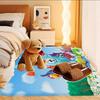 Cartoon K-KikoRiki Hallway Carpet Non-Slip Laundry Room Mat Laundry Decor Balcony Child Living Room Toilet Rug