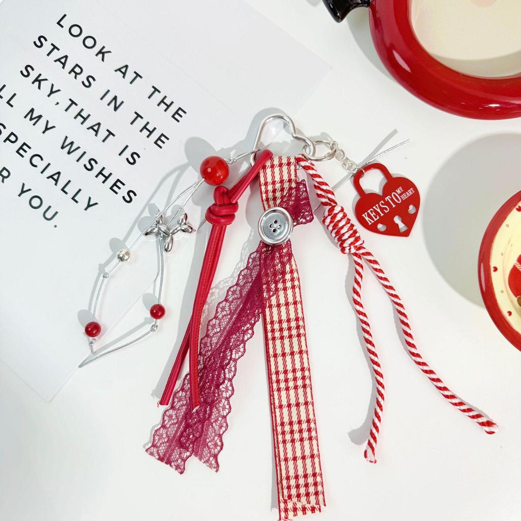 Miu Series Trendy Toy Cloth Doll Blind Box Pendant (Red)