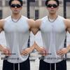 Ärmelloser Schnelltrocknender Mesh-Pullover Vest für Herren Fitness
