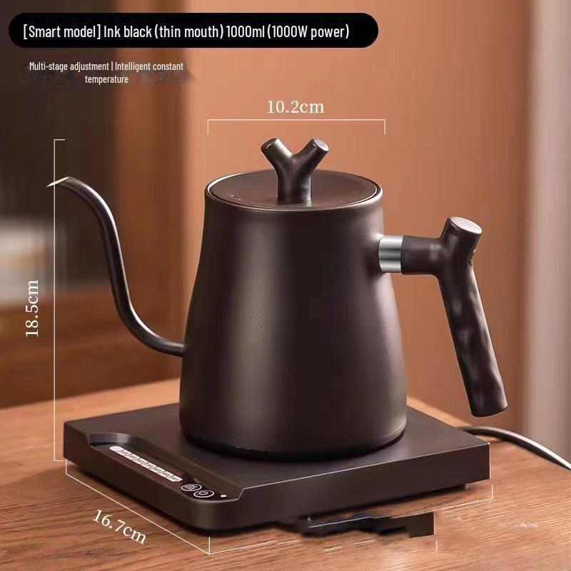 Elektryczny czajnik z gęsią szyjką do kawy z automatyczną kontrolą temperatury do użytku domowego i hotelowego