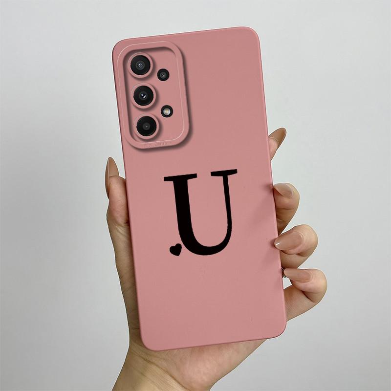 For Samsung A23 Case Galaxy A23 5G Cover SM-A235F SM-A236U SM-A236B Cute Couple Letters Silicon Phone Case Shockproof Back Cover