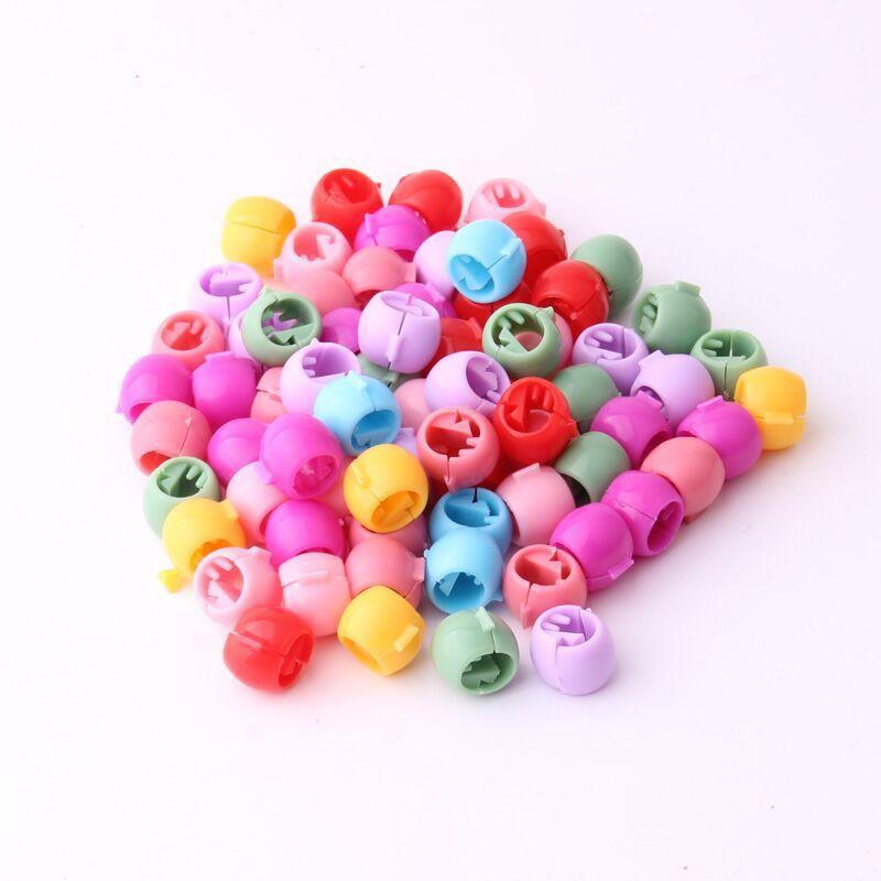 50/100Pcs Colorful Small Girls Hair Clips Cute Flower Star Hair Claws Styling Hair Braid Hairpins Kids Hair Accessories Headwear