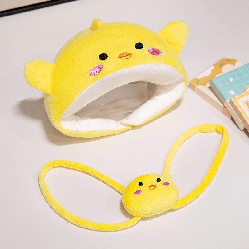 Cute Capybara Plush Doll Headgear Backpack Toy - Small & Medium Sizes for Girls