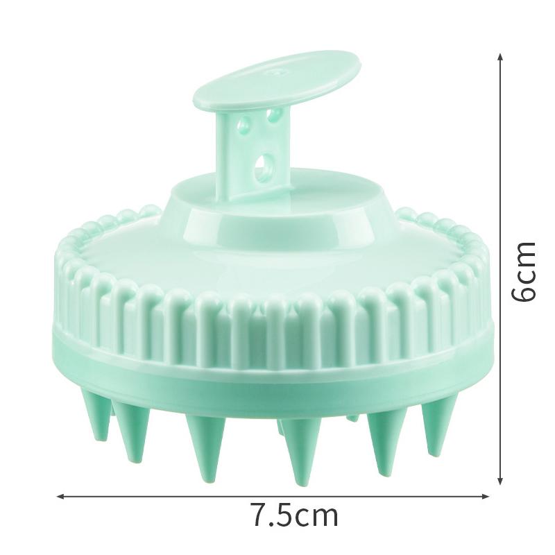 

Силиконовая щетка для мытья шампуня Щетка для массажа тела Щетка для ванны и душа Парикмахерский инструмент Расческа для массажа кожи головы Расческа для мытья волос зелёный