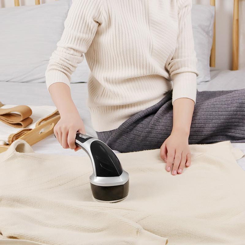 2000mAh Fusselrasierer Spulenmaschine USB Haarballenschneider Kleidung Elektrorasierer 5 Gang Intelligenter Rasierball 15W