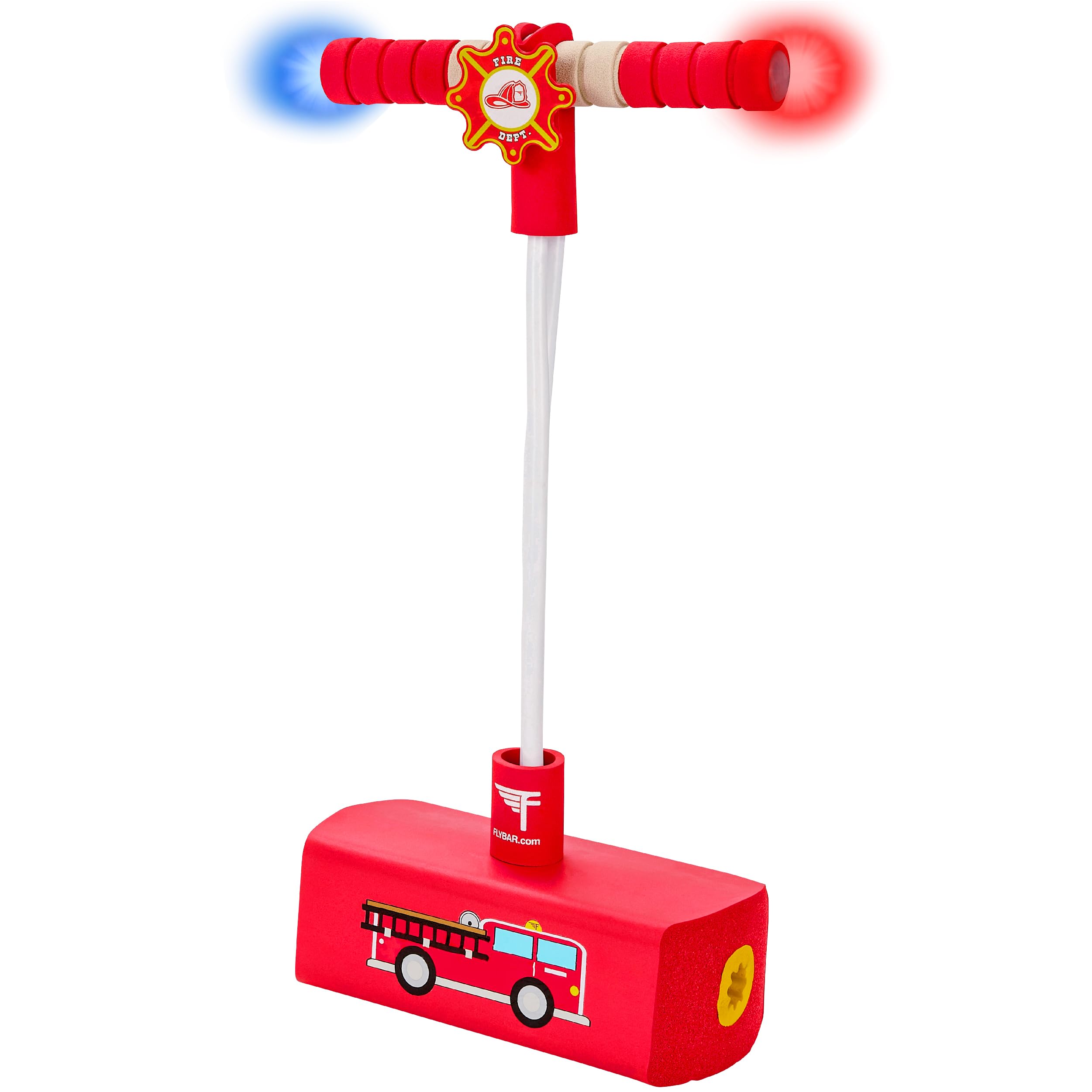 

Flybar Pogo Hopper Pretender Pogo Hopper с реалистичными звуками сирены и мигающими огнями для веселья, возраст 3+ (Только для пожарных)