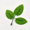 50Pcs/Pack Roses Green Leaf Wedding Bridal Accessories Christmas Home Decor Crafts Leaves Decorative Flowers Wreaths