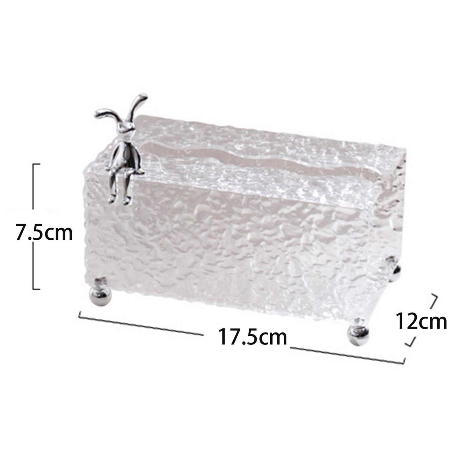 

Прямоугольная коробка для салфеток, чехол, органайзер для салфеток, прозрачная современная коробка для салфеток для ночной тумбочки, кухни, автомобиля, гостиной, спальни