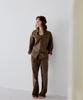 SAHAKI Relaxed Cotton Pants (Brown)