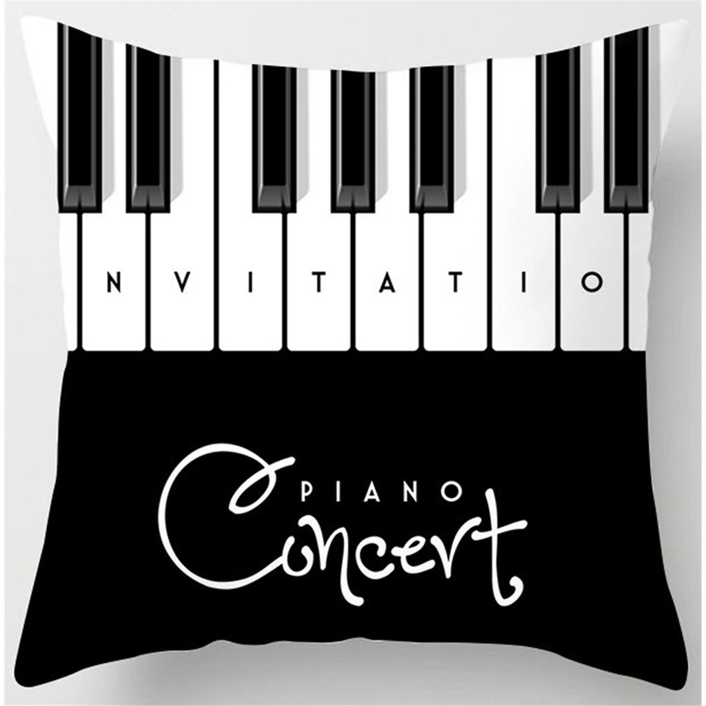 Negru Alb Litere Perna Patrata Canapea Husa Perna Decor Home Decor Fata de Perna